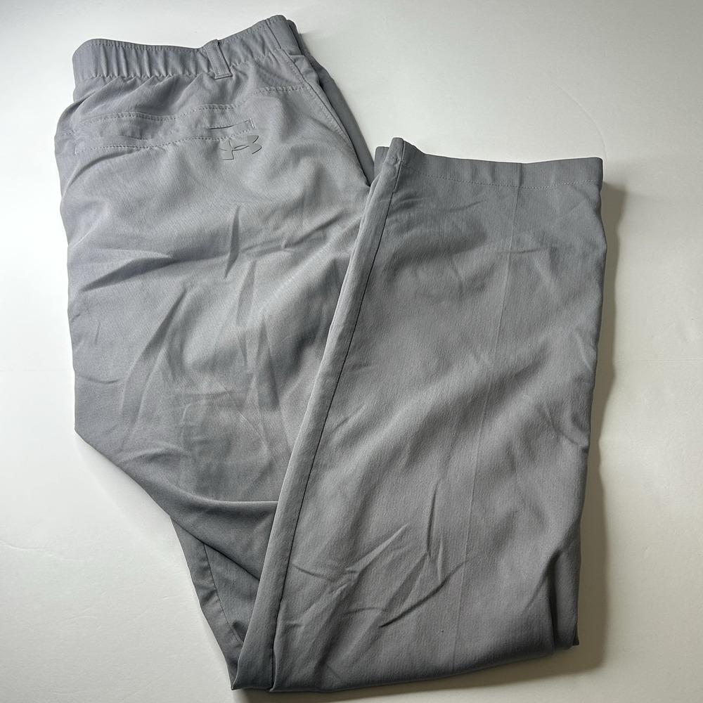 Under Armour Showdown Golf Pants Men's 34 Size 34x30 Gray Chino